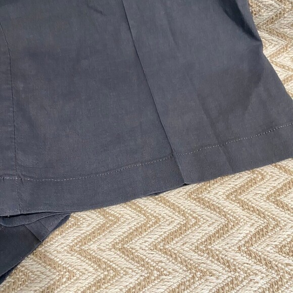 Eileen Fisher Side Zip Linen Blend Pants - Picture 6 of 11